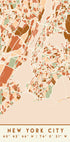 Black Maps Earth Tones 61 Plakat - Posterbox