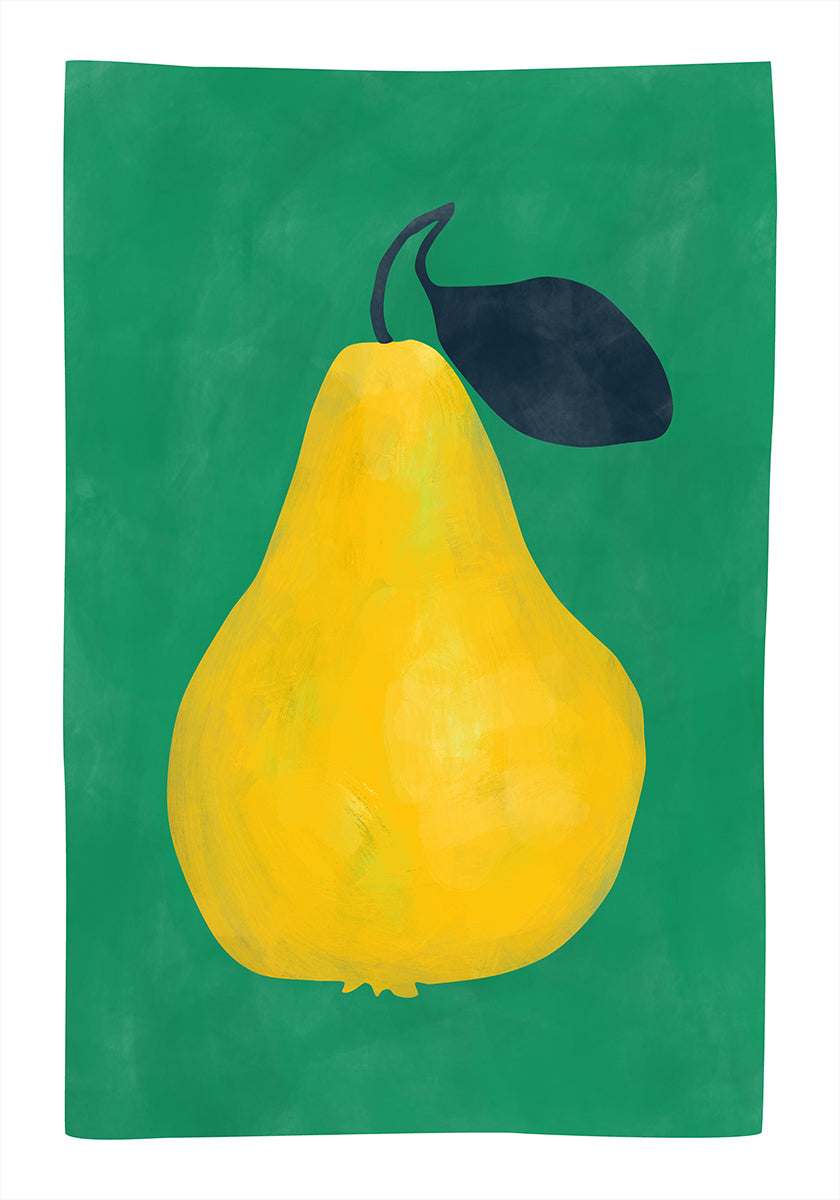 Minimalist Yellow Pear (NEW) - Posterbox
