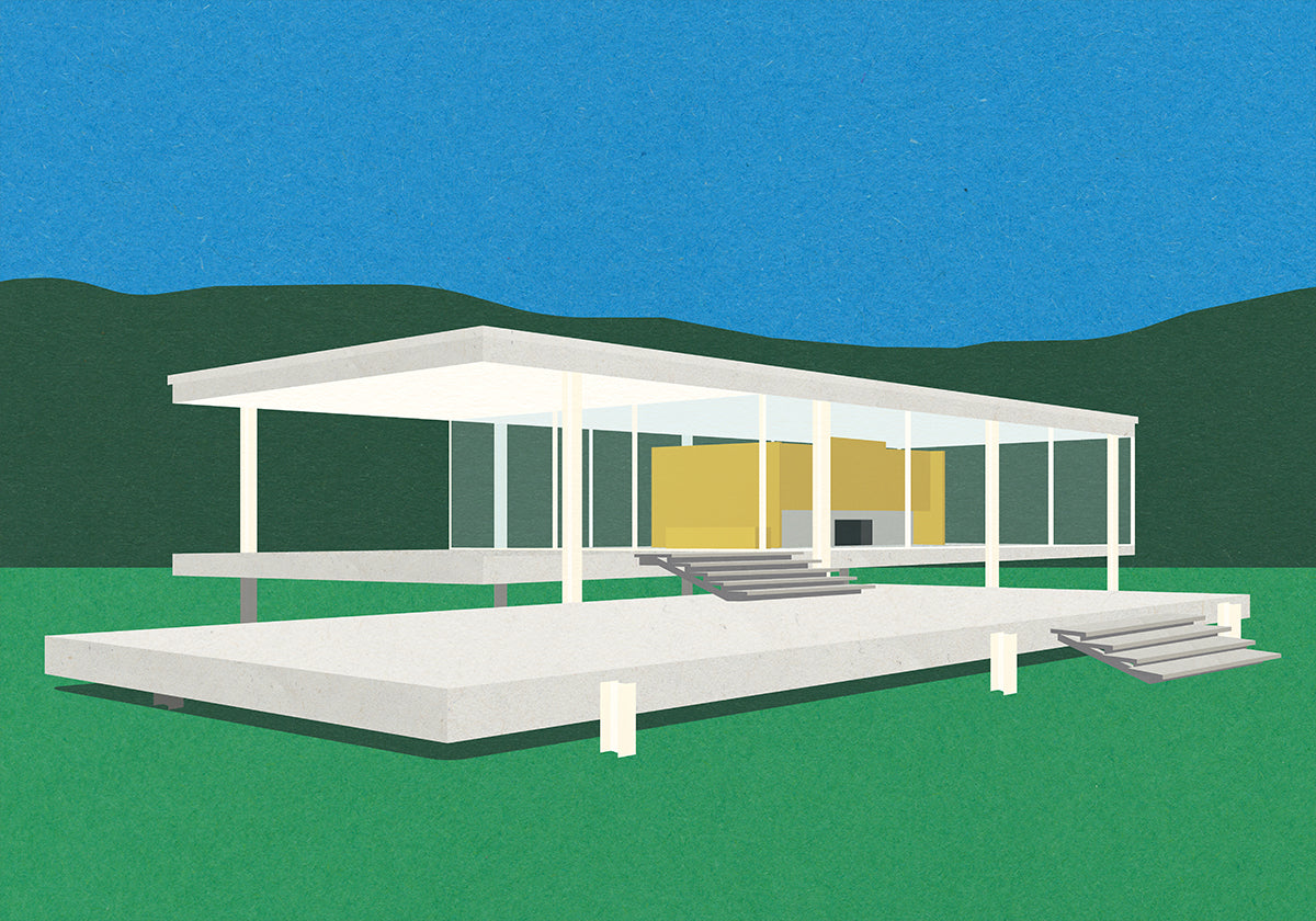 Ludwig Mies Van Der Rohe Farnsworth House (NEW) - Posterbox