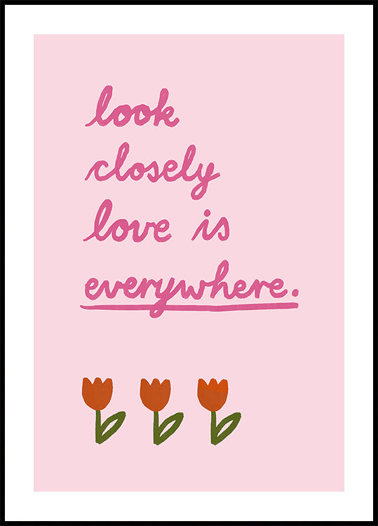 Love is everywhere 3 Plakat - Posterbox