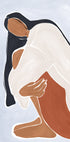 Woman Embracing Herself Print By Ivy Green Illustrations Plakat - Posterbox