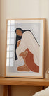 Woman Embracing Herself Print By Ivy Green Illustrations Plakat - Posterbox