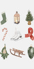 Nine Cute Christmas Items Plakat - Posterbox