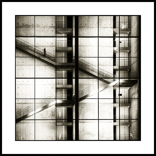 Abstrakt Stairs Plakat - Posterbox