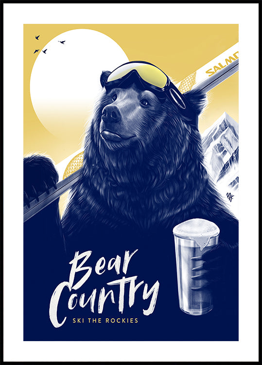 Bear Country Plakat - Posterbox