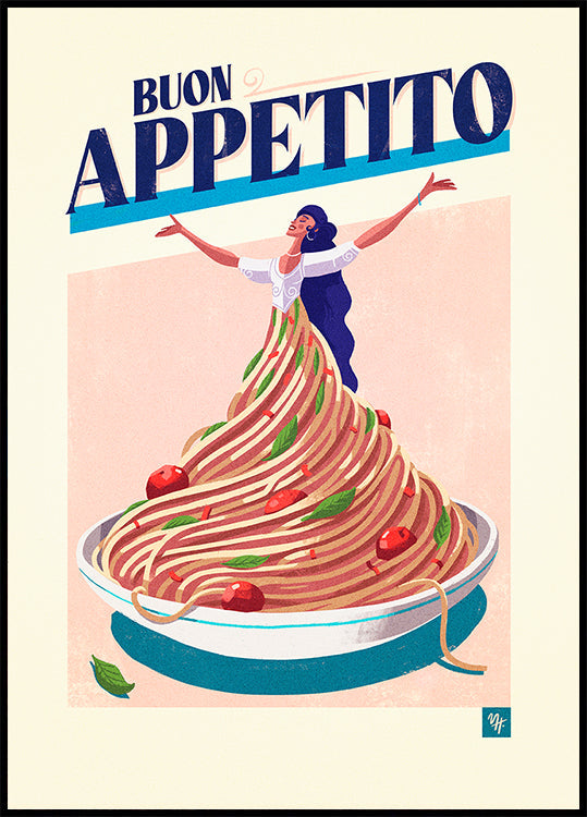 Buon Appettito Plakat - Posterbox