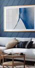 White and Blue Plakat - Posterbox