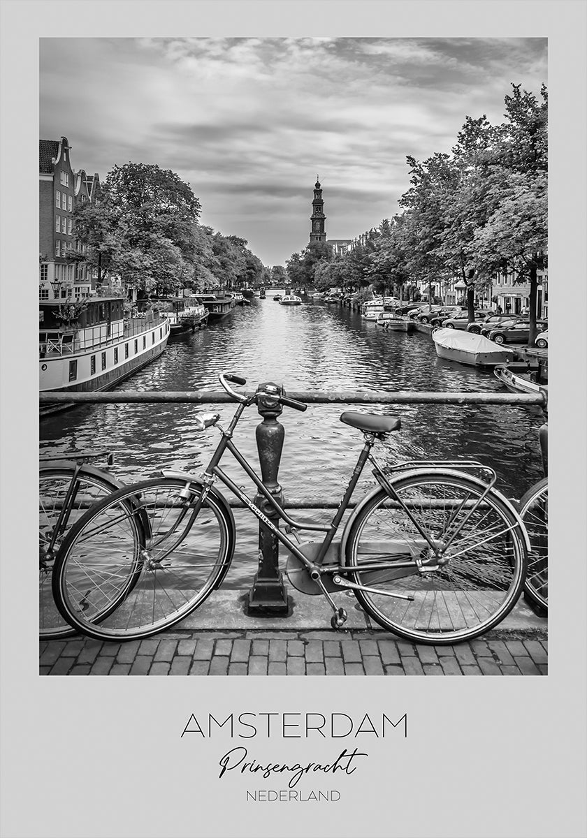 In focus: AMSTERDAM Prinsengracht Plakat - Posterbox