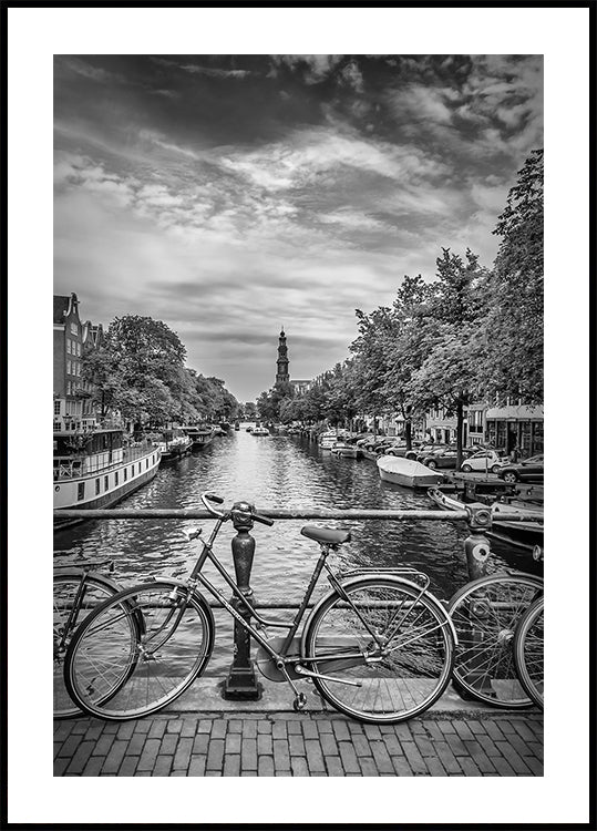 Typical Amsterdam - Monochrome Plakat - Posterbox