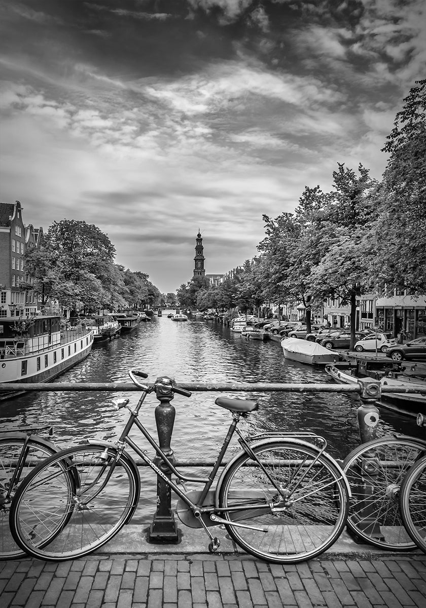 Typical Amsterdam - Monochrome Plakat - Posterbox