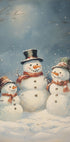 Snowman Family Plakat - Posterbox
