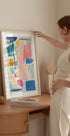 Abstract Colorful Geometry Plakat - Posterbox