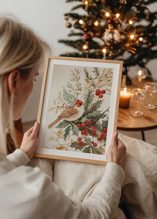 Christmas Bird Plakat - Posterbox
