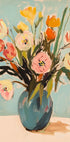 Colorful Flowers in Vase Plakat - Posterbox