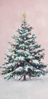 Snow-Covered Christmas Tree Plakat - Posterbox