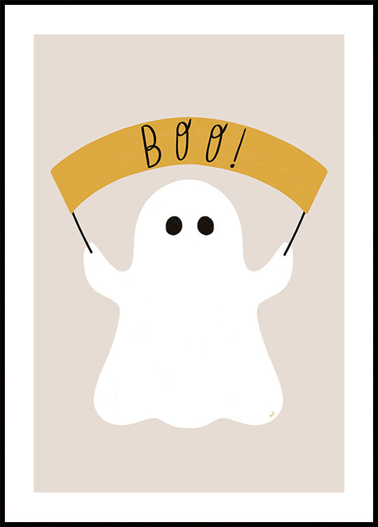 Ghost Boo Plakat - Posterbox
