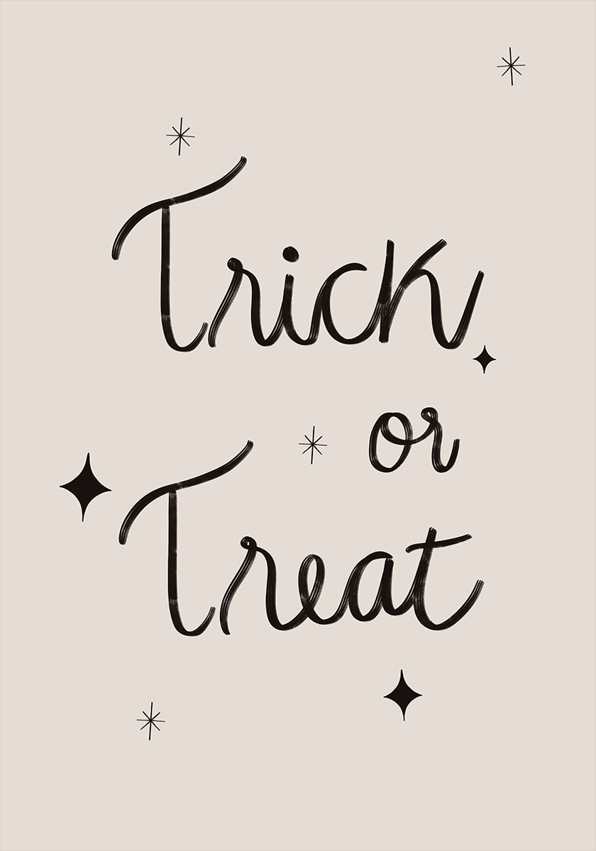 Trick or Treat Plakat - Posterbox