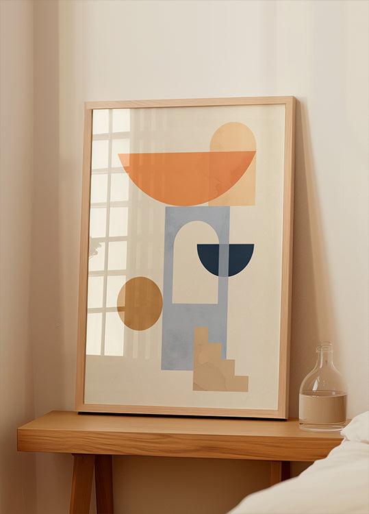 Geometrische Komposition 7 Poster