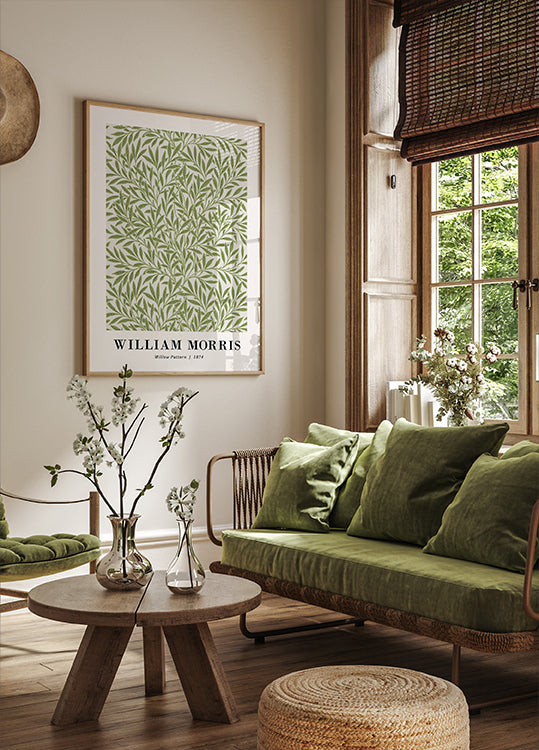 Weidenmuster von William Morris 1874 Poster