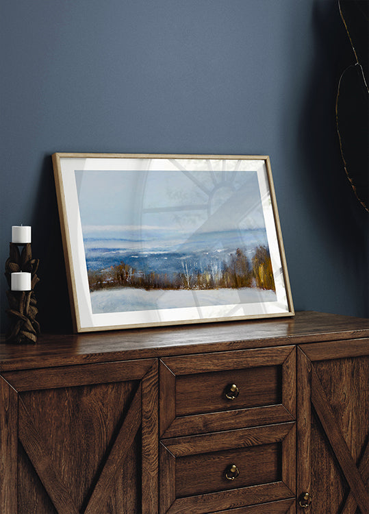 Winteransicht-Poster