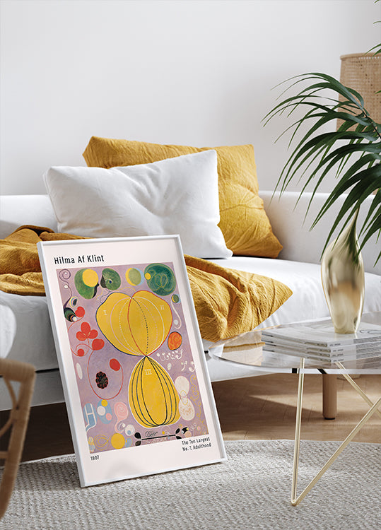 Die zehn Größten, Nr. 7, Erwachsensein von Hilma af Klint Poster
