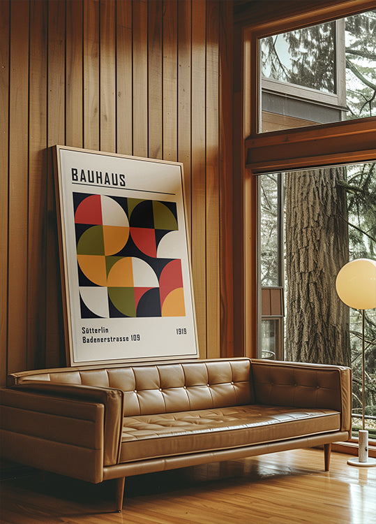 Bauhaus Sütterlin Badenerstraße Nr.1 Poster 
