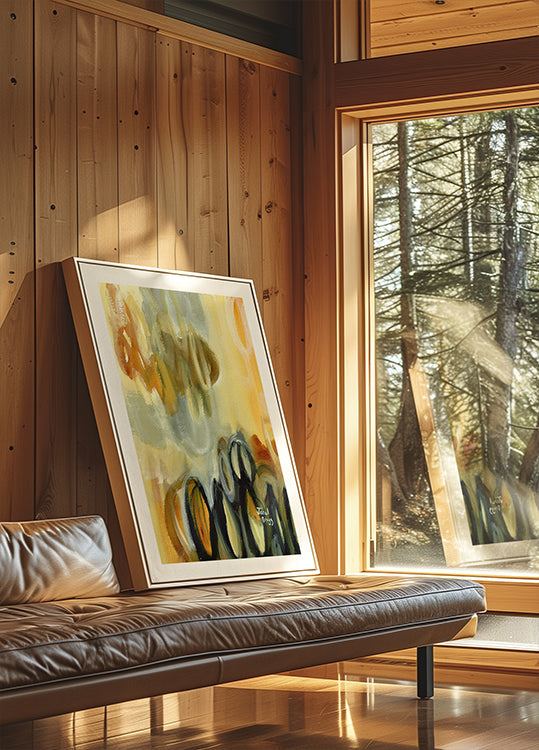 Abstrakt mit Ovalen und Gold (NEU)