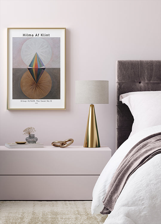 Hilma af Klint – Gruppe IX/SUW, Der Schwan Nr. 12 Poster 