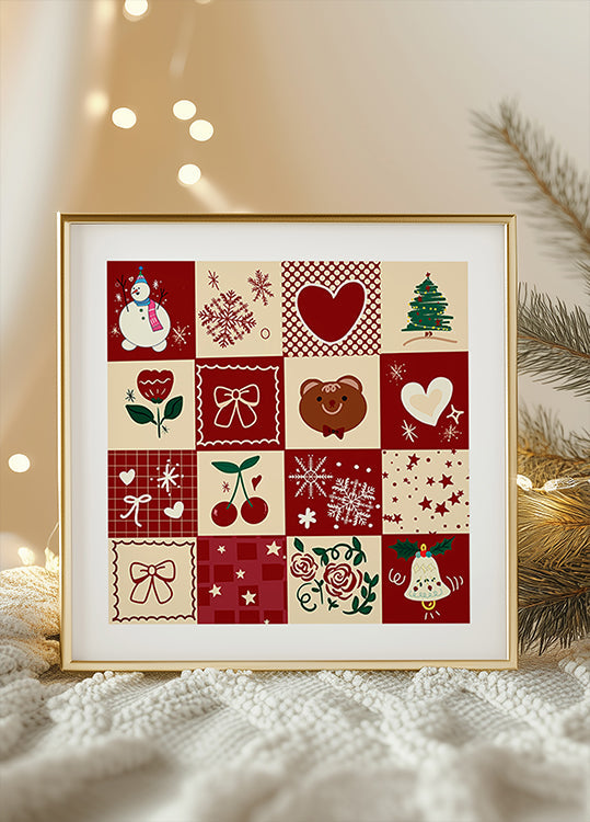 Xmass pattern Plakater
