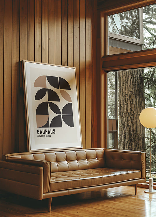Geometrische Formen des Bauhauses Nr. 2 Poster 