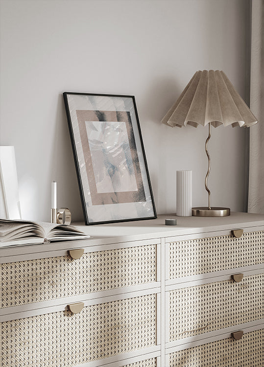 Abstrakte Pinselstriche 17 Poster