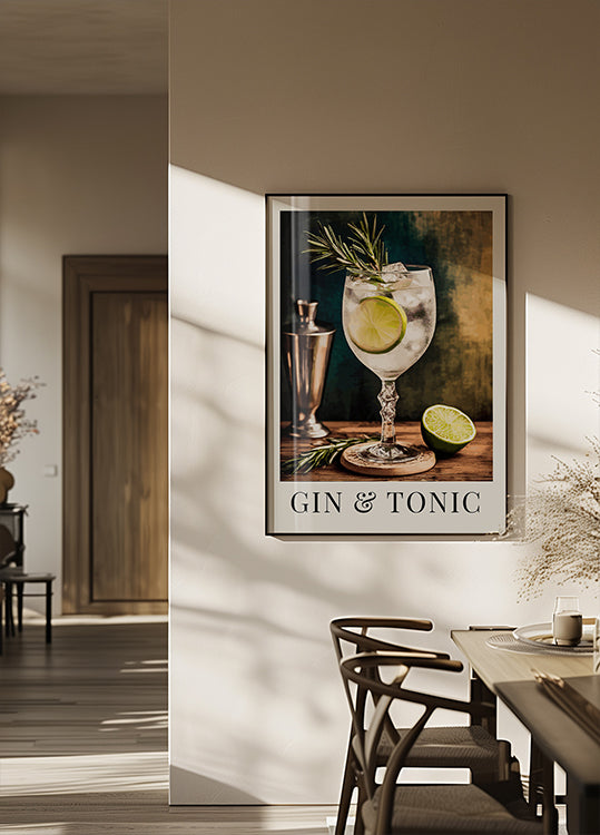 Gin &amp; Tonic Plakat