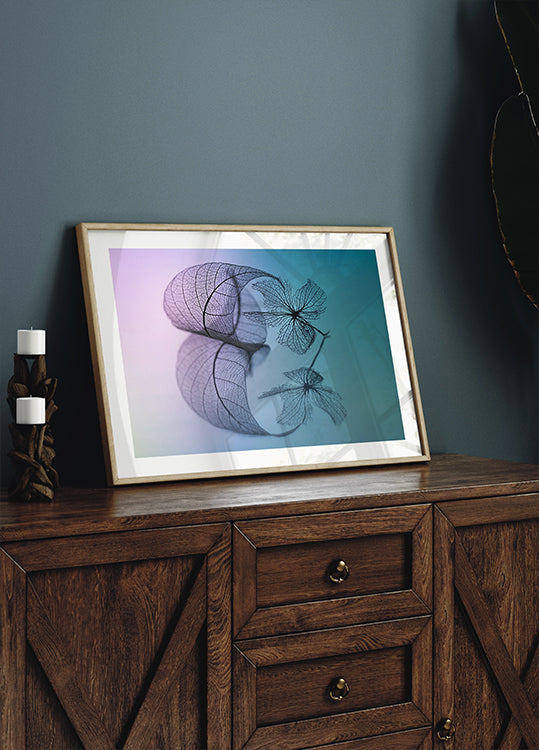 Geschichte von Blatt und Blume Poster