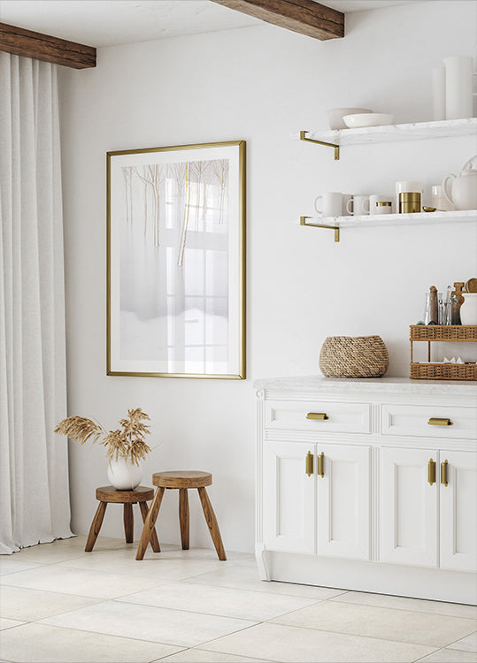 Winterreflexionsplakat