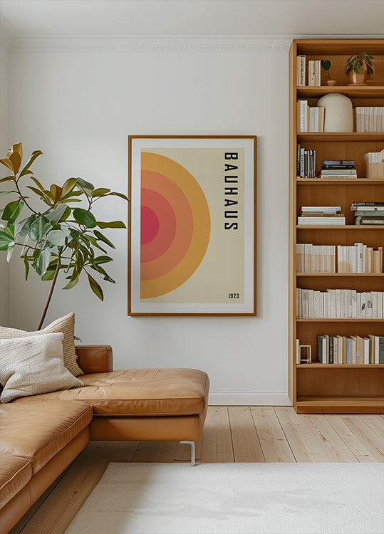 Bauhaus 1923, Geometrisches Abstraktes Poster 