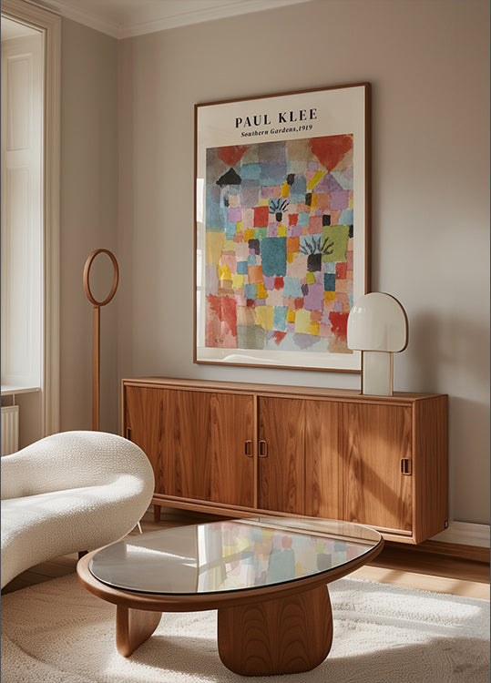 Poster Southern Gardens, buntes abstraktes Mosaik 
