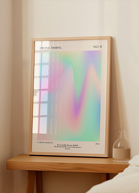 Göttliches Timing-Poster