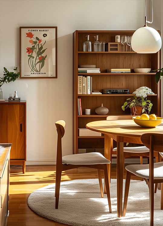 Blumenmarkt Amsterdam Poster