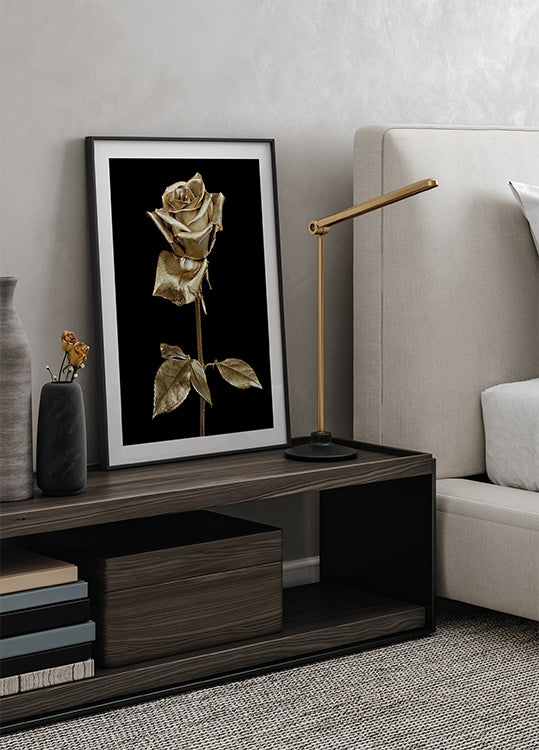 Poster Goldene Rose 