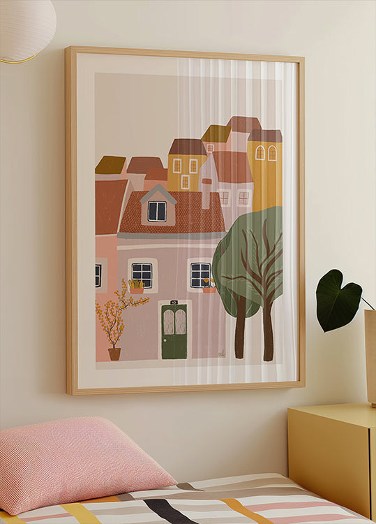 Lissabon-Straßenplakat