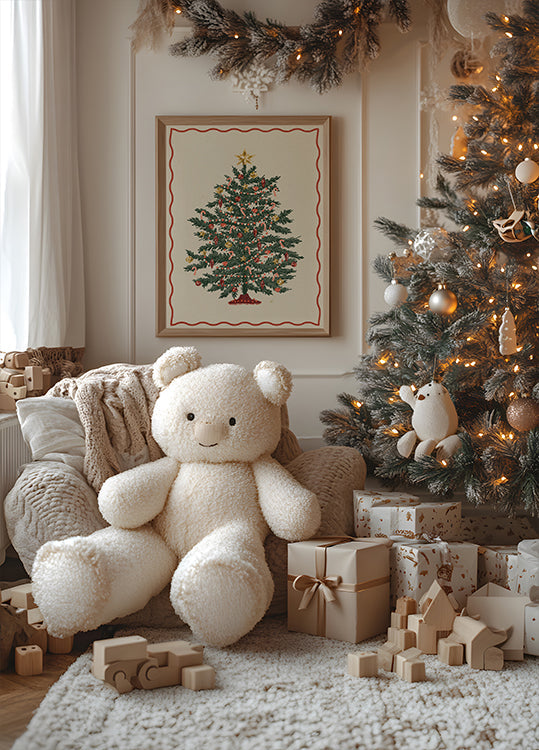 Weihnachtsbaum-Poster