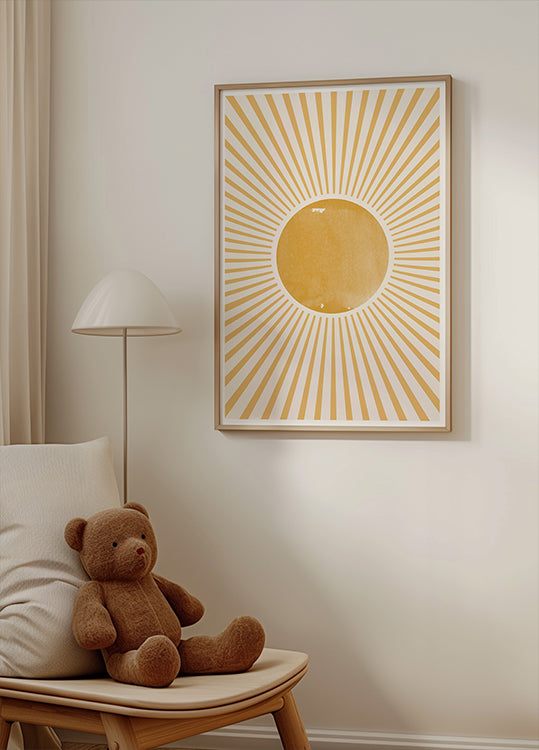 Strahlendes Dawn Burst-Poster