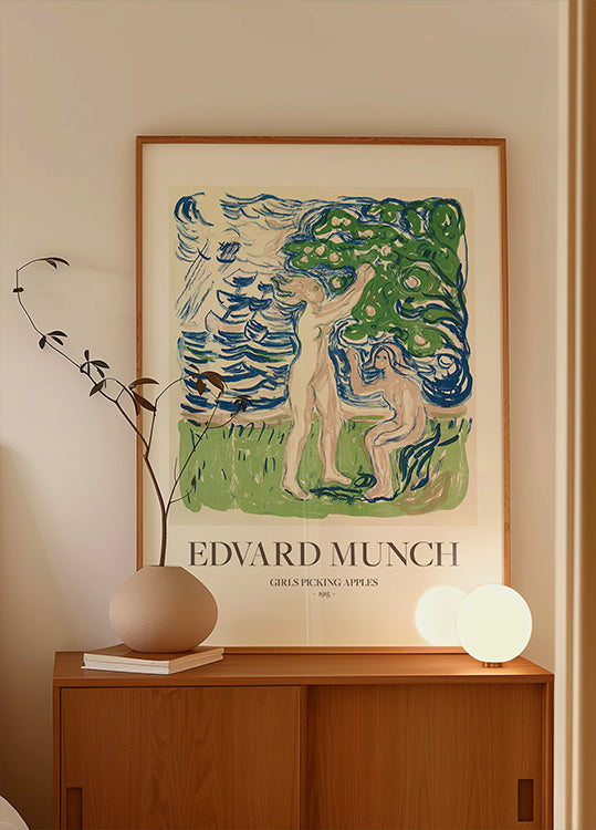 Mädchen pflücken Äpfel (NEU)