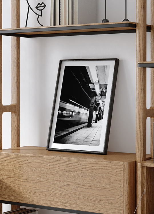 23. Straße, New York (Schwarzweiß) Poster 
