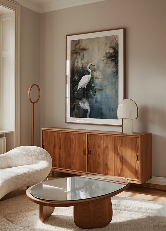 Ruhiges Reflexionsplakat