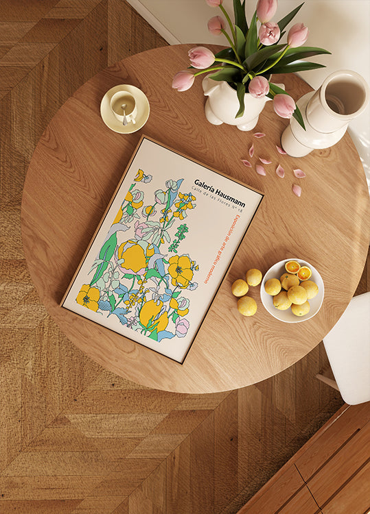 Ausstellung moderner grafischer Kunst Madrid Poster