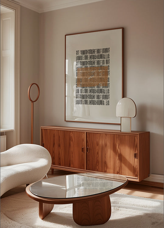 Muster im Kontrast Poster