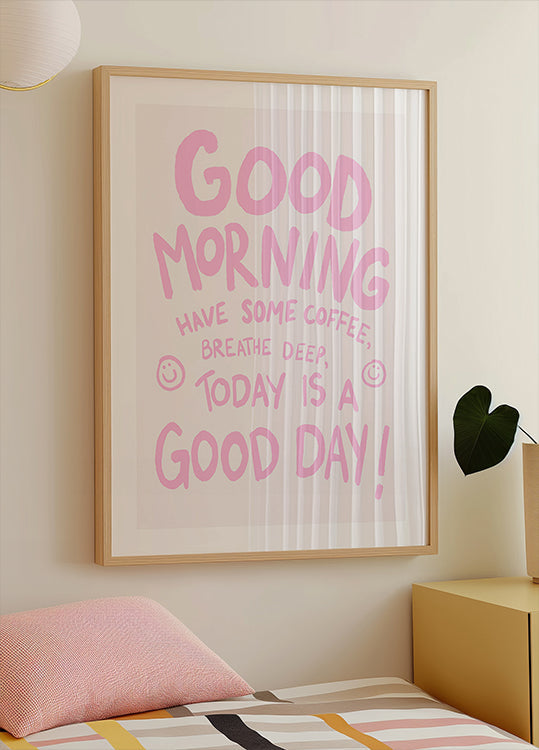 Fröhliches Startplakat