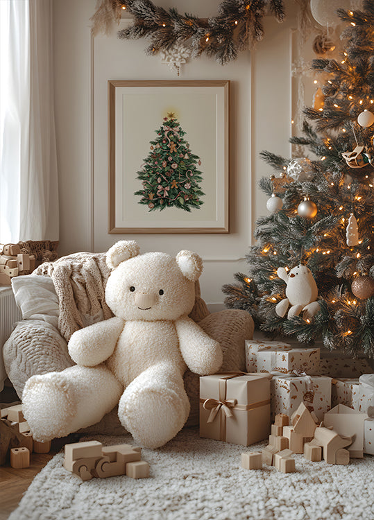 Weihnachtsbaum-Plakat