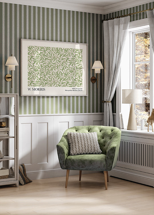 Poster „Weidenzweig“ von William Morris